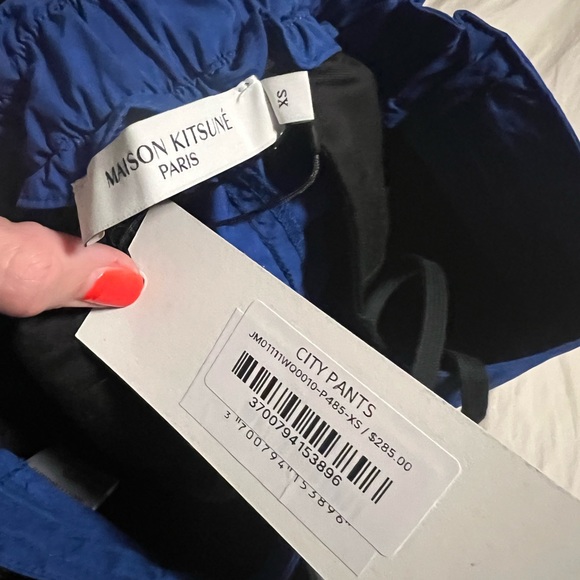 City pant - Blue - Maison Kitsuné XS NWT - Picture 5 of 5